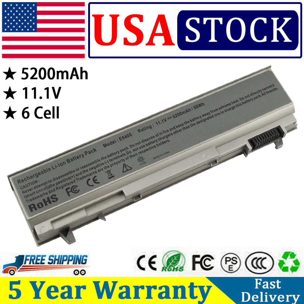 Battery for Dell Precision M2400 M4400 M4500 E6400 4M529 KY265 U5209 PT434 PT435