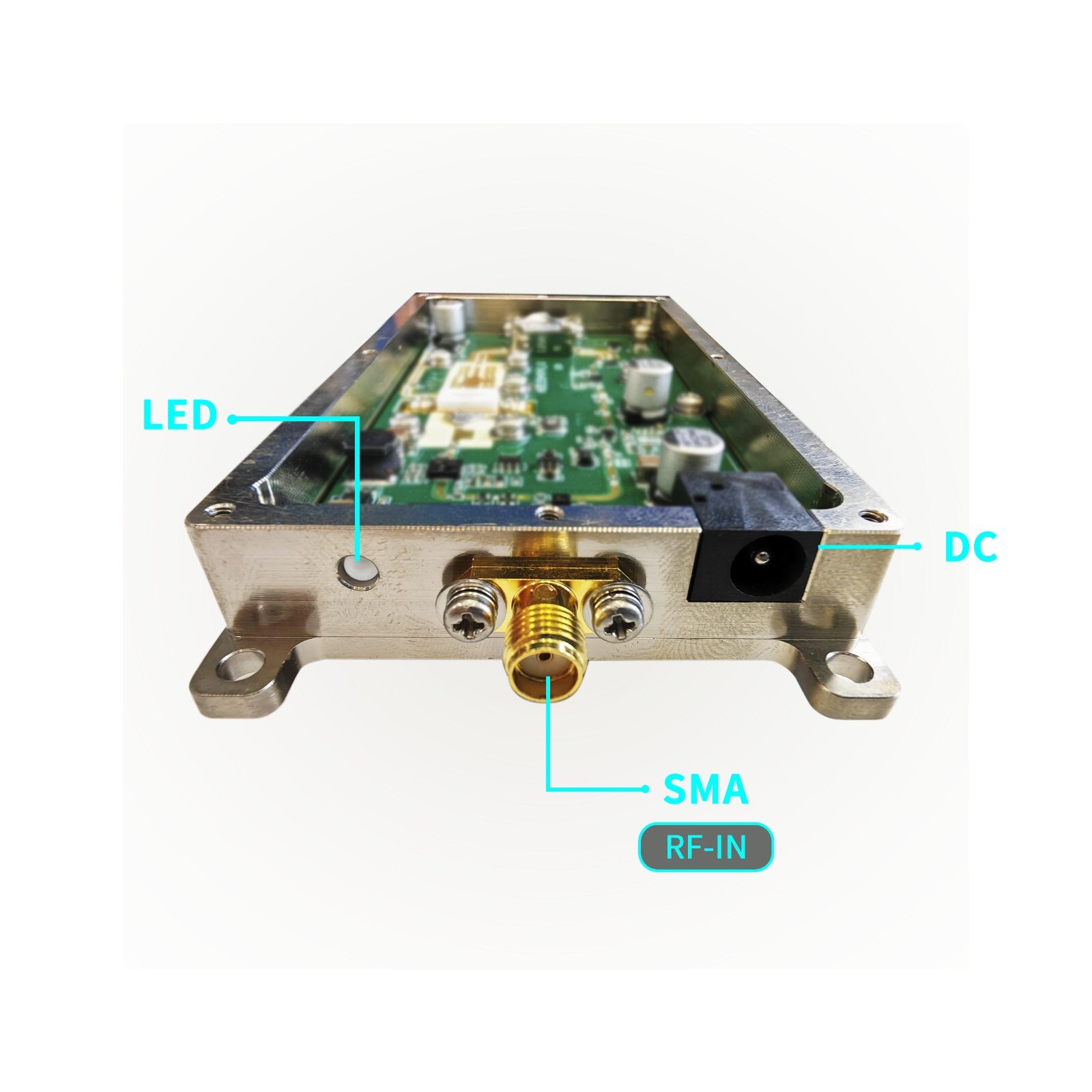SZHUASHI 5.8GHz 802.11 n/ac 20W 43dBm Signal Booster For 5725MHz-5800MHz