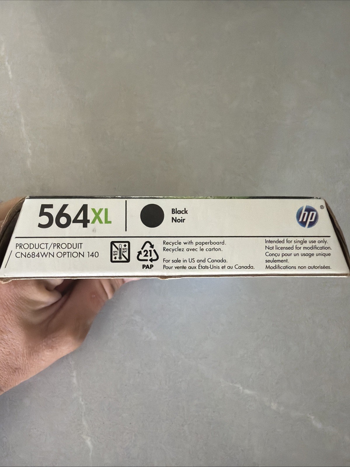 HP 564XL – Black (Exp 3/2020) – NEW SEALED