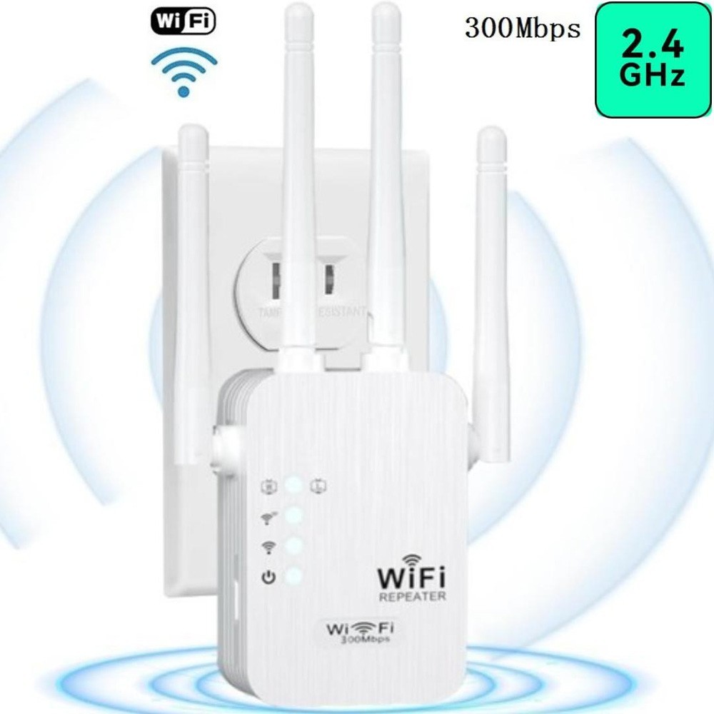 WiFi Extender Signal Booster Repeater Router Amplifier Up To 8500 sq.ft Coverage