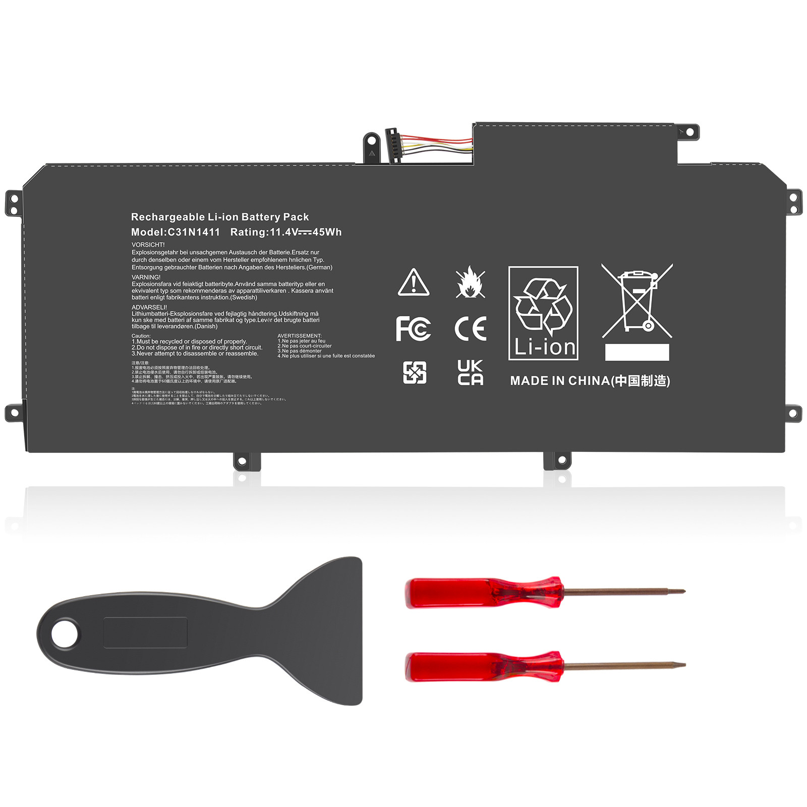 C31N1411 Battery for ASUS Zenbook UX305 Series UX305F UX305FA UX305C UX305CA NEW