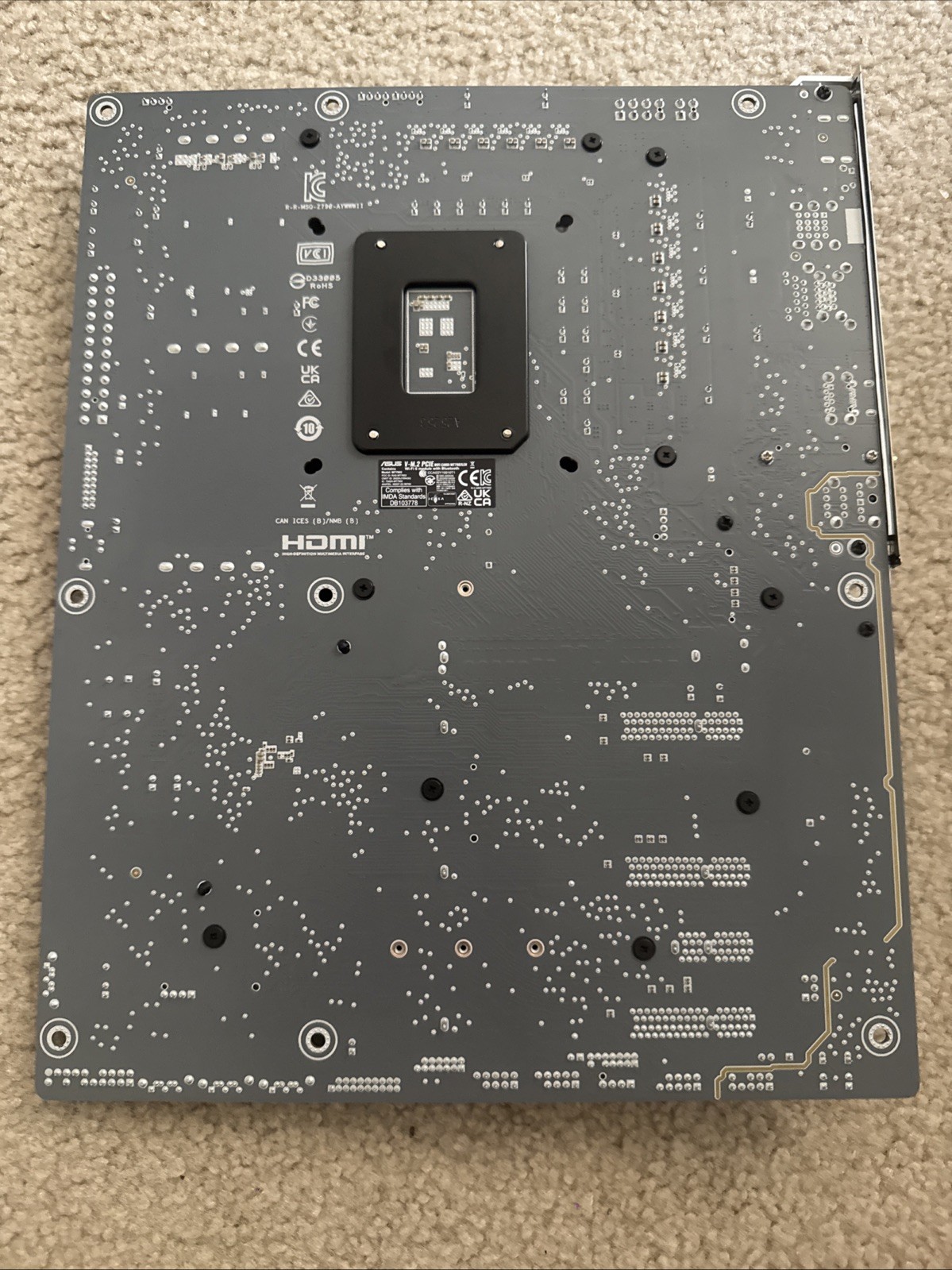 READ ASUS Z790-AYW WiFi W II Intel Z790 DDR5 ATX Motherboard Aura Sync #DC2406
