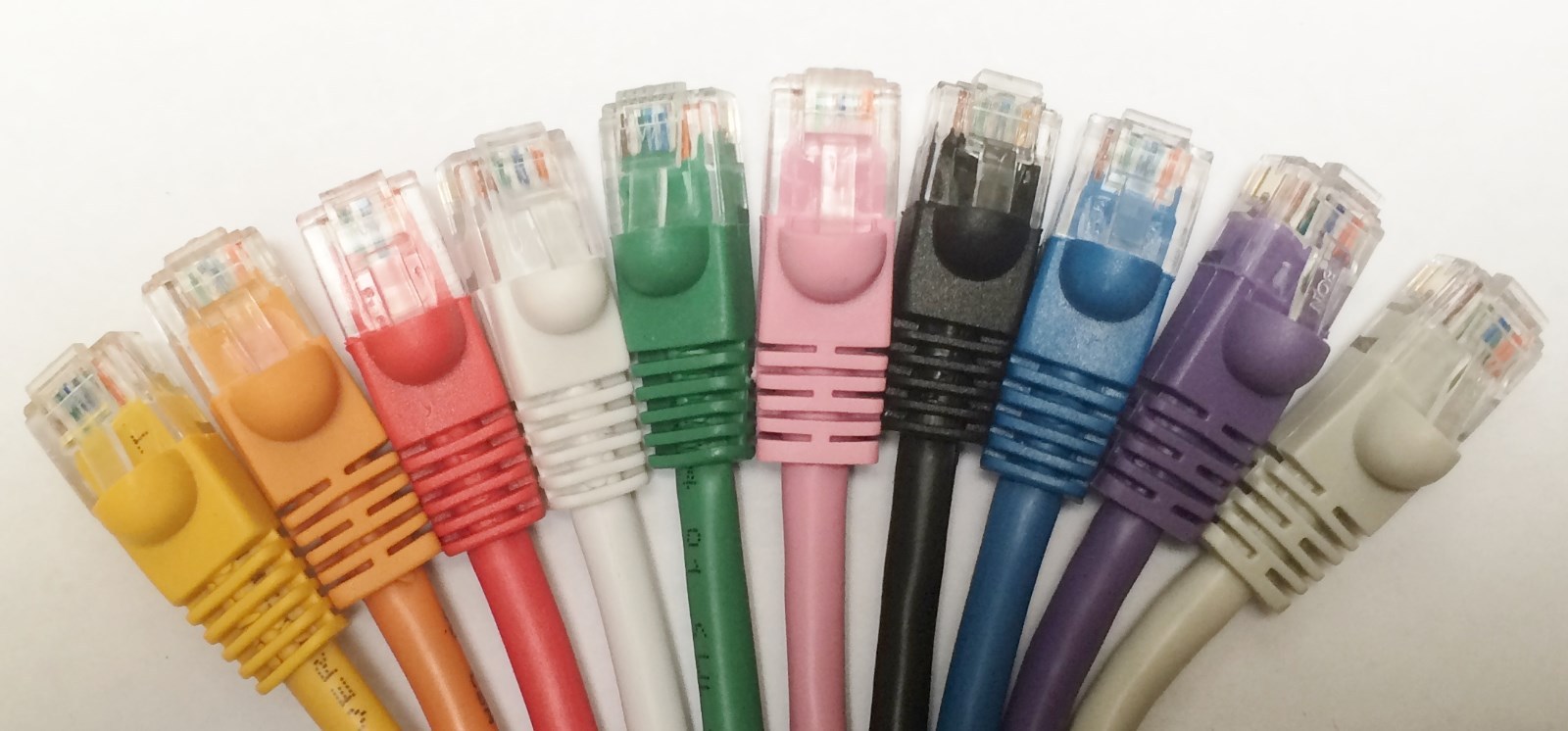 Cat6 550MHz copper patch cable booted 1ft 2ft 3ft 5ft 6ft 7ft 10ft Lot of 1,5,10