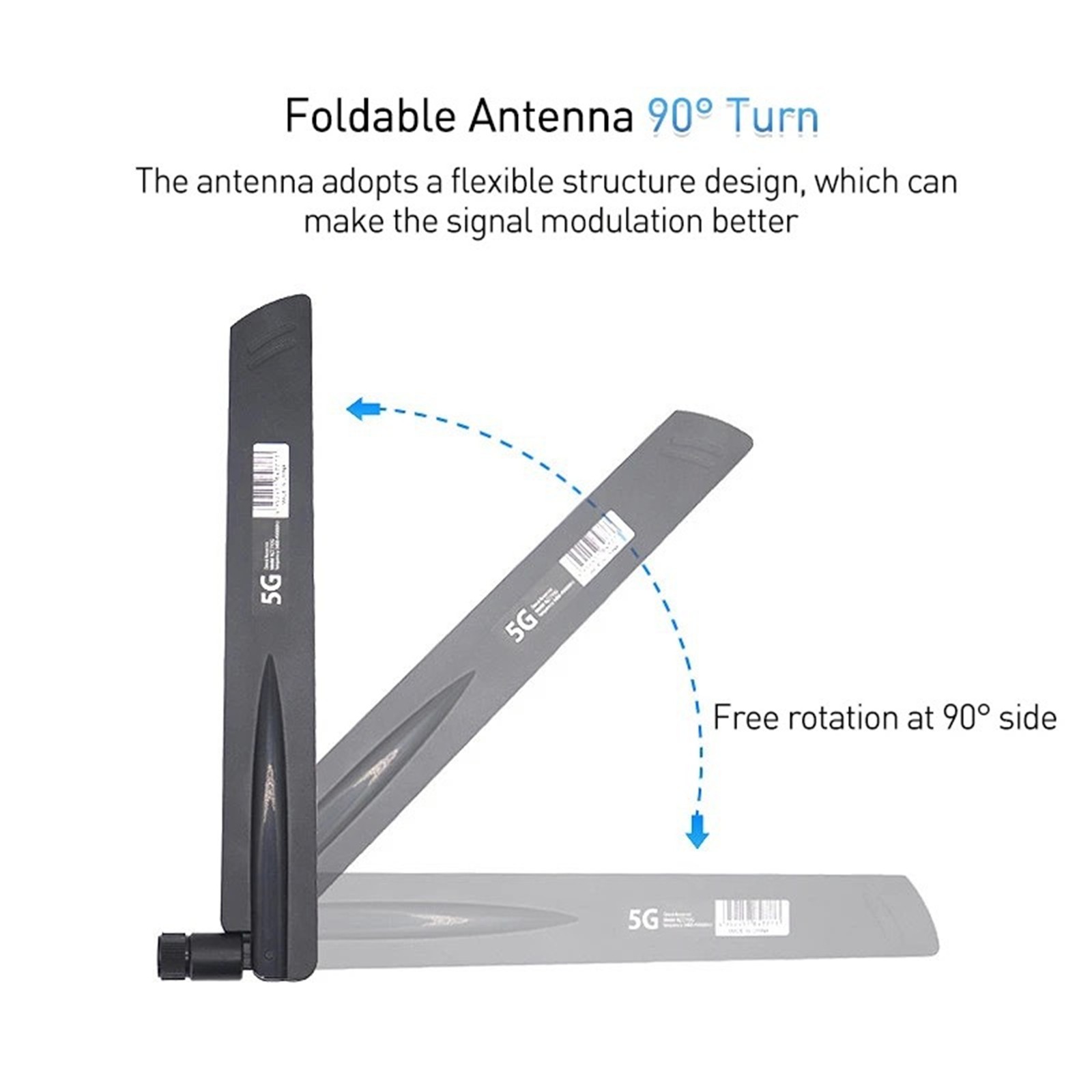 5G 600-6000MHz 18dBi SMA Male Inner Pin Omni Directional Full Band WIFI Antenna