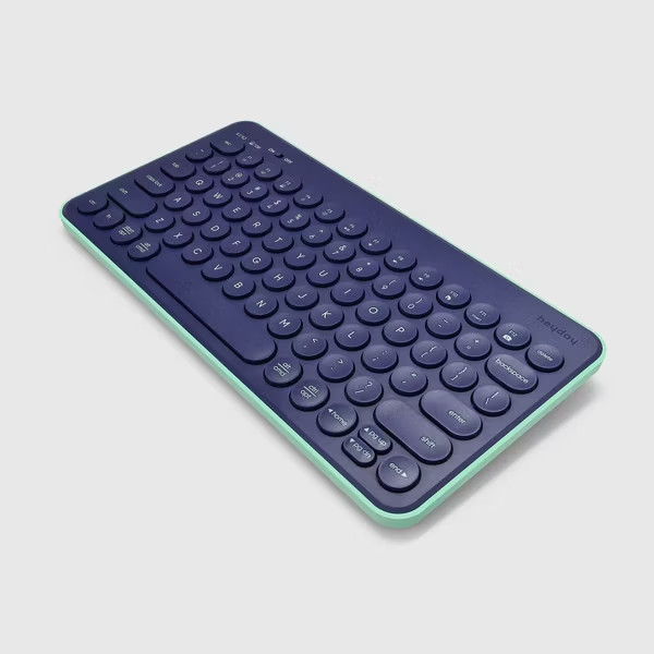 Bluetooth Wireless Keyboard Windows Mac PC Laptop (HeyDay) (Purple/Blue) NEW