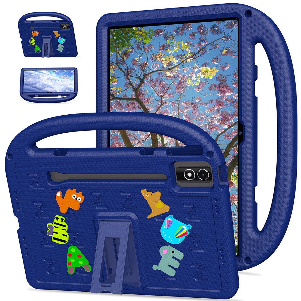 For Lenovo Idea Tab Pro TB373FU P12 12.7″ Kids EVA Foam Handle Stand Case Cover