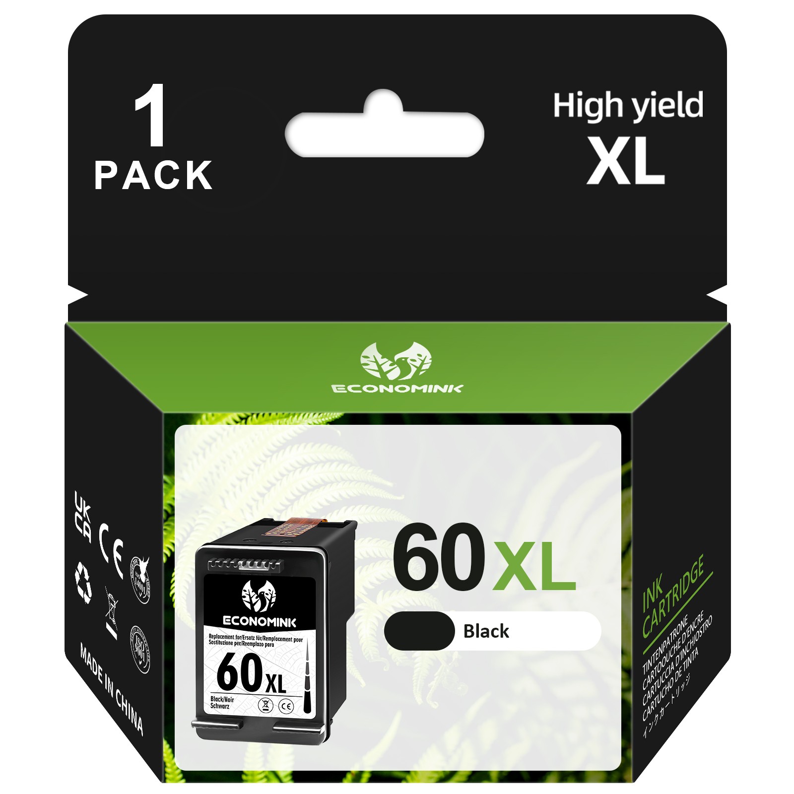 60 XL 60XL Ink Cartridge for HP Photosmart C4680 D110a C4795 DeskJet D2680 LOT