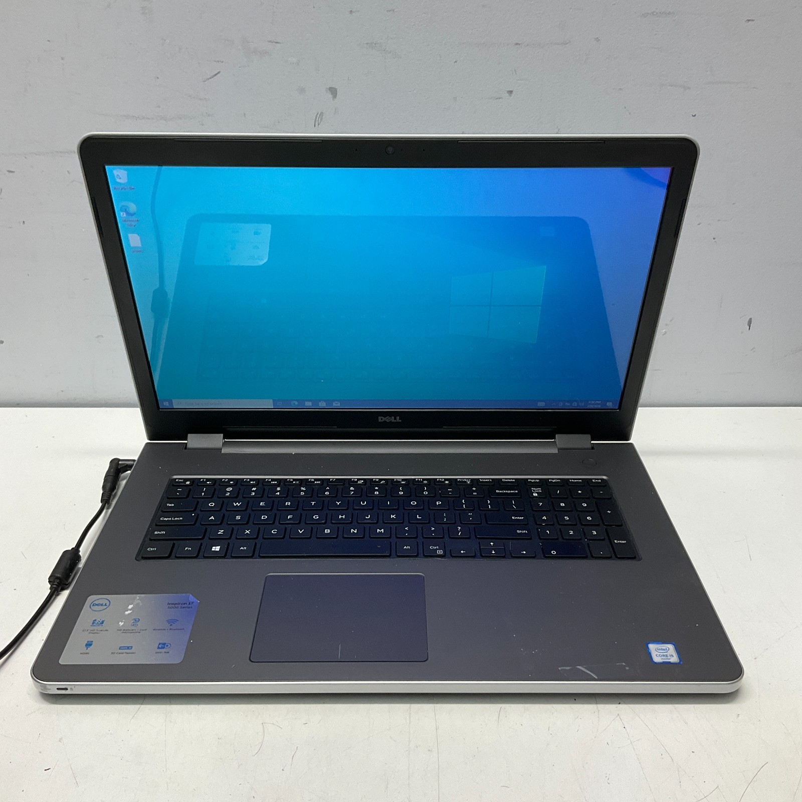 DELL Inspiron 5759 Laptop 17.3″ i5-6200U @ 2.30 GHz 8GB 128GB SSD Win 10 NO BATT