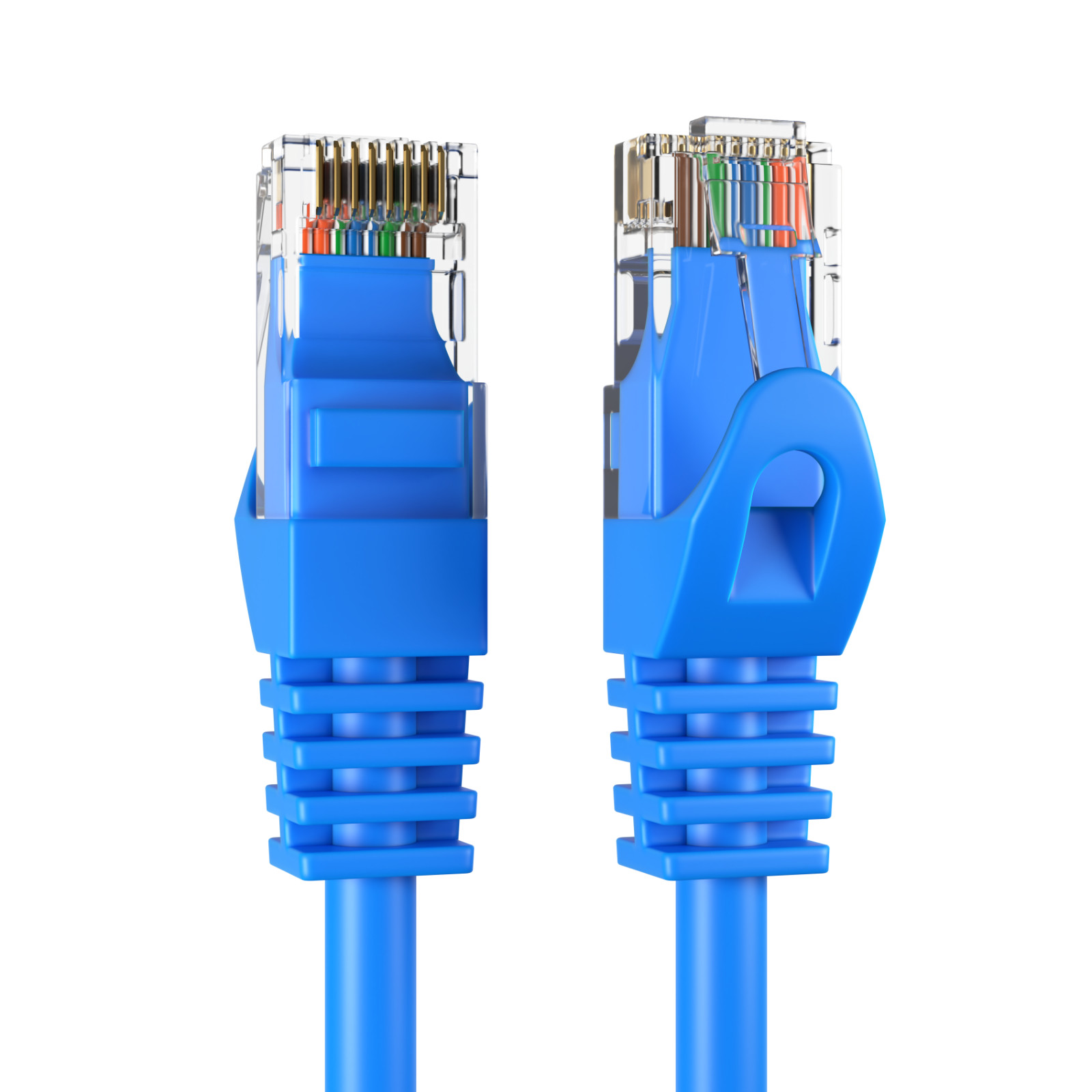 Cat6 Blue Patch Cord Network Cable Ethernet LAN RJ45 UTP 25FT- 200FT Multi LOT