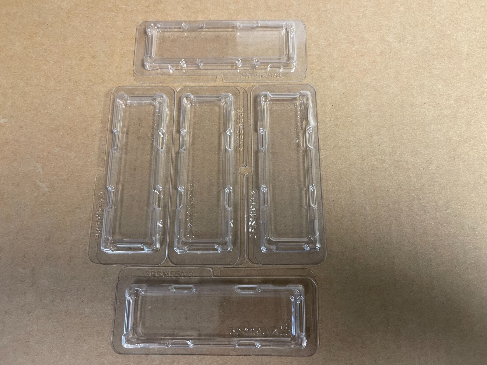 SSD M.2 2280 Plastic Storage Cases Clamshell – qty 5 – Mix lot