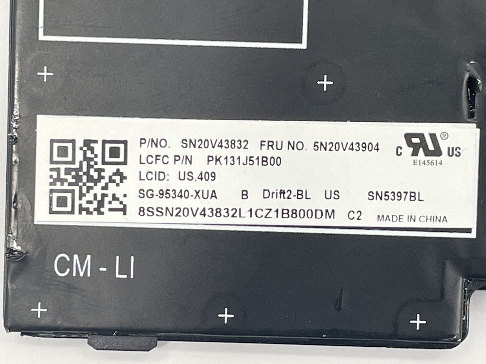 Lenovo ThinkPad P14S Gen 1 Keyboard SN20V43832 5N20V43904
