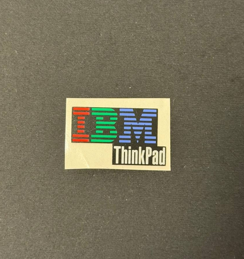 1 x Sticker Decal Badge Label for Lenovo IBM ThinkPad, 30mm x 18mm