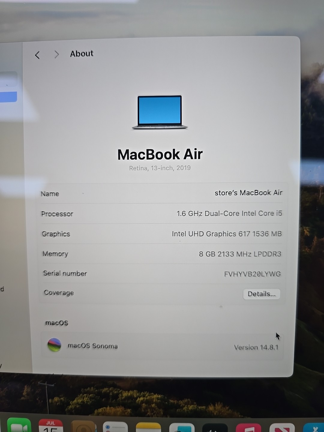 Apple Macbook Air 13″ i5 8GB 128GB – Tested