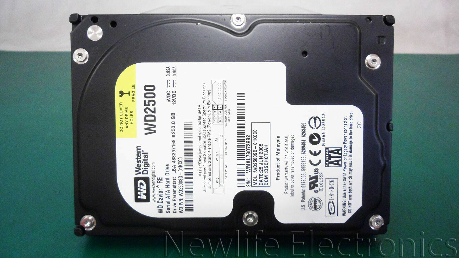 Western Digital Caviar 250GB 7,200 RPM 3.5 in. SATA HDD WD2500SD-01KCC0