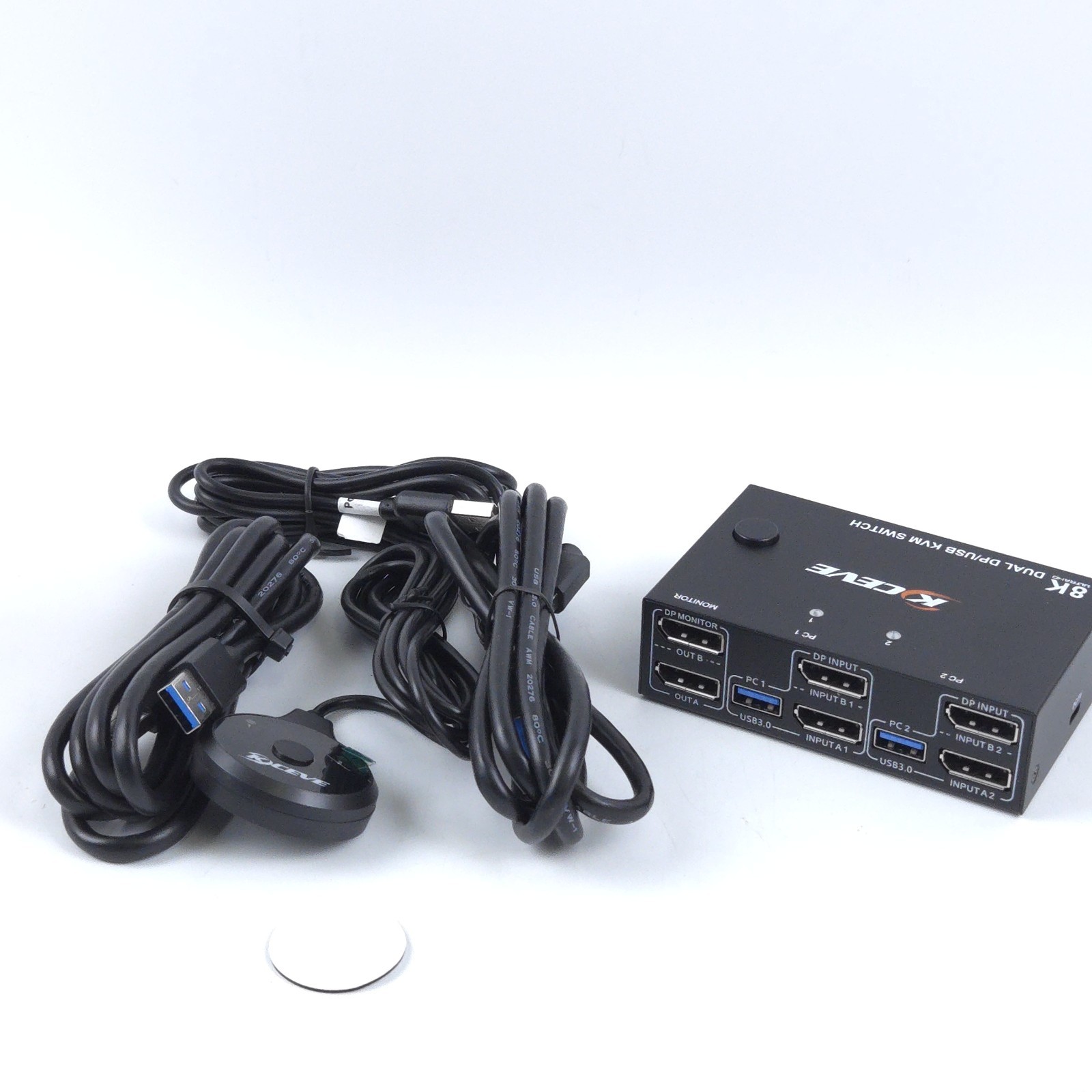 8K KVM Switch KCEVE Dual Monitor USB HDMI KVM Switch