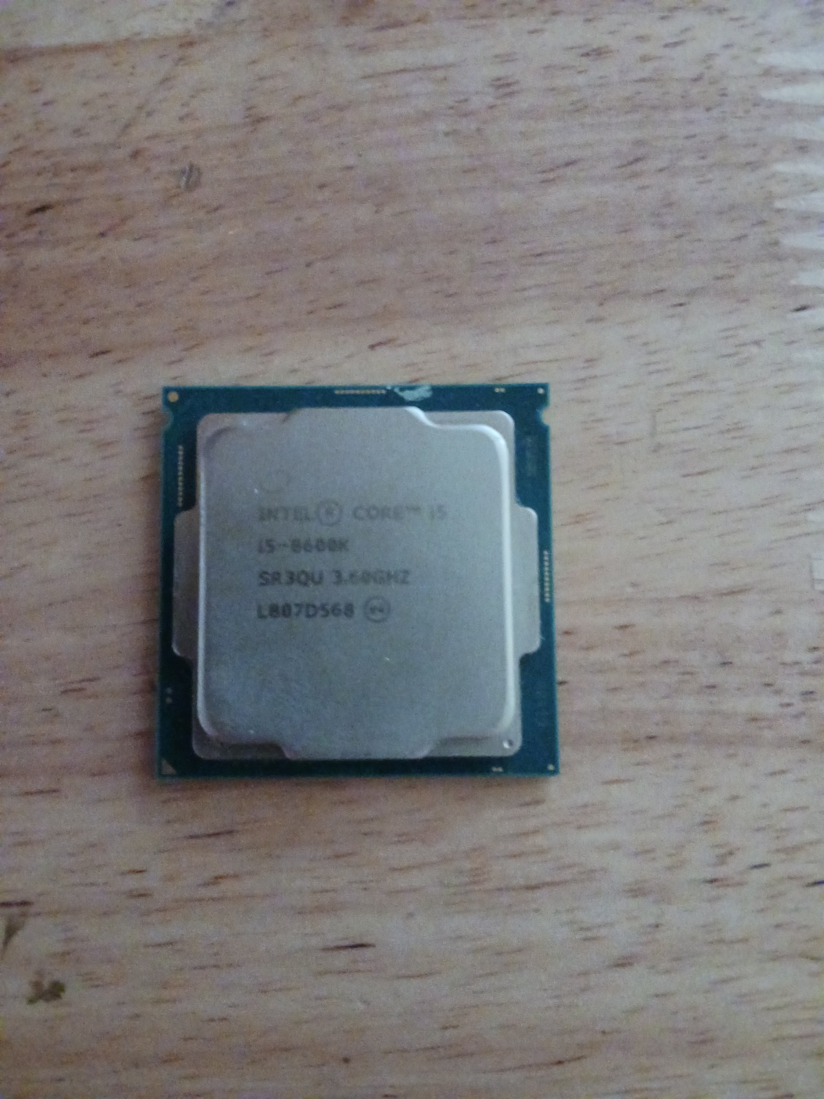 Intel Core i5-8600K 6-Core 3.60GHz LGA 1151 CPU SR3QU 8 GT/s 9MB L3