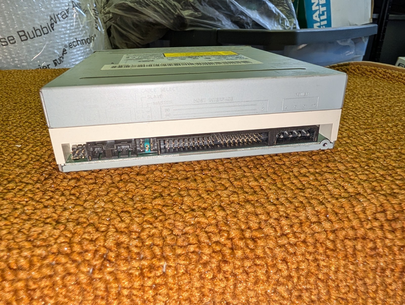 Vintage Silver ‘Round’ Lite-On 16X DVD-ROM PC IDE Computer Drive Tested Working