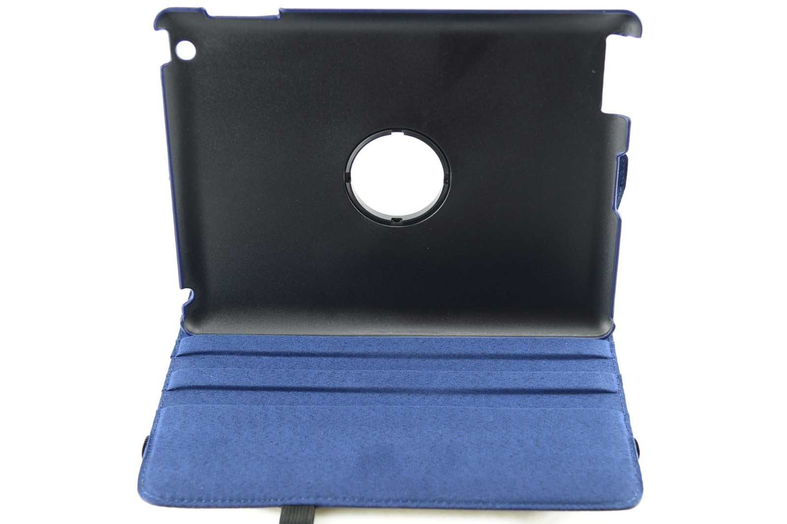 Apple iPad 2/3/4 Tablet 360 Degree Pebble Leatherette Folio Blue