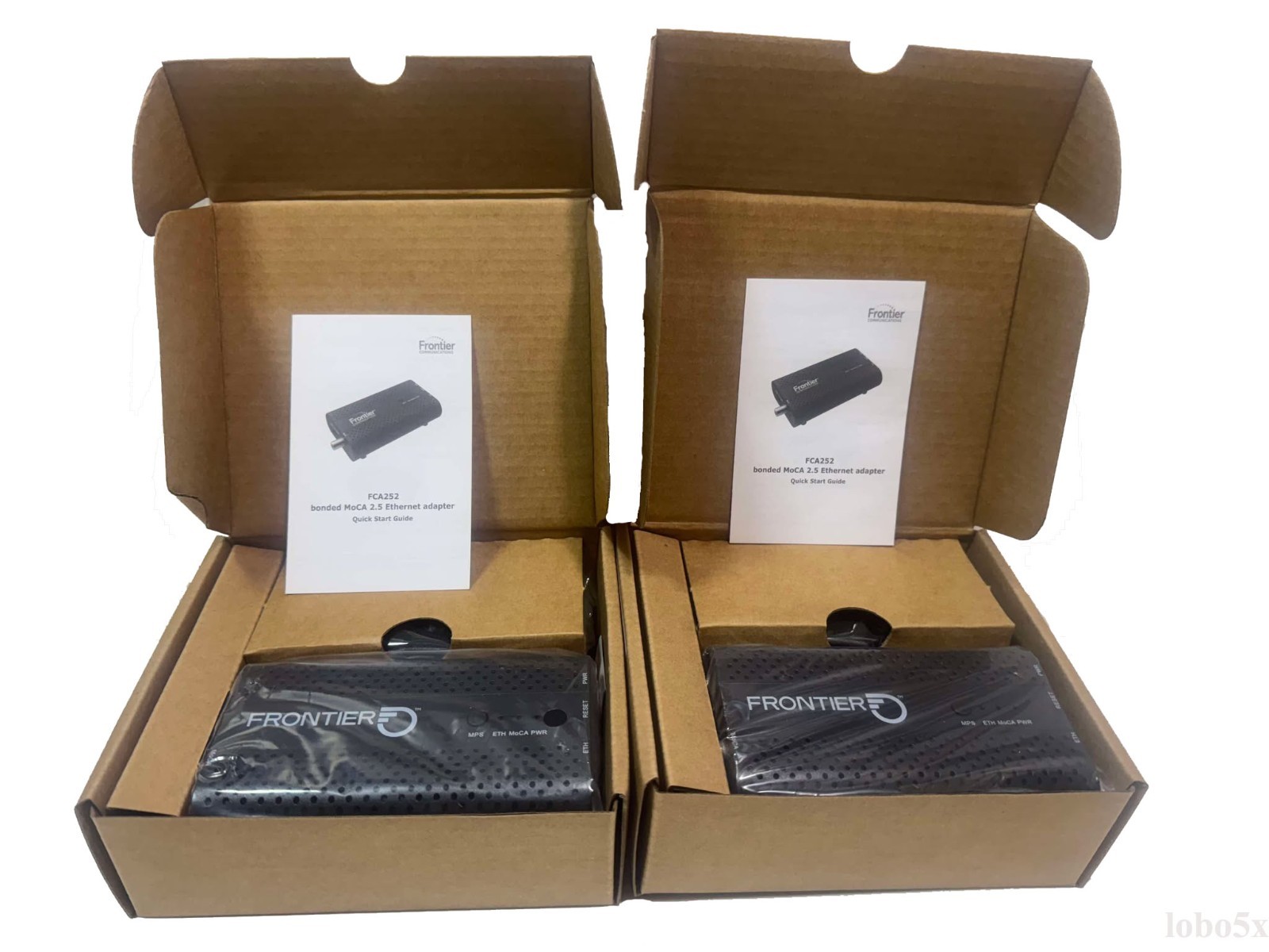 2 PACK – FRONTIER FCA252 MoCa 2.5 Ethernet Network Adapter BRAND NEW
