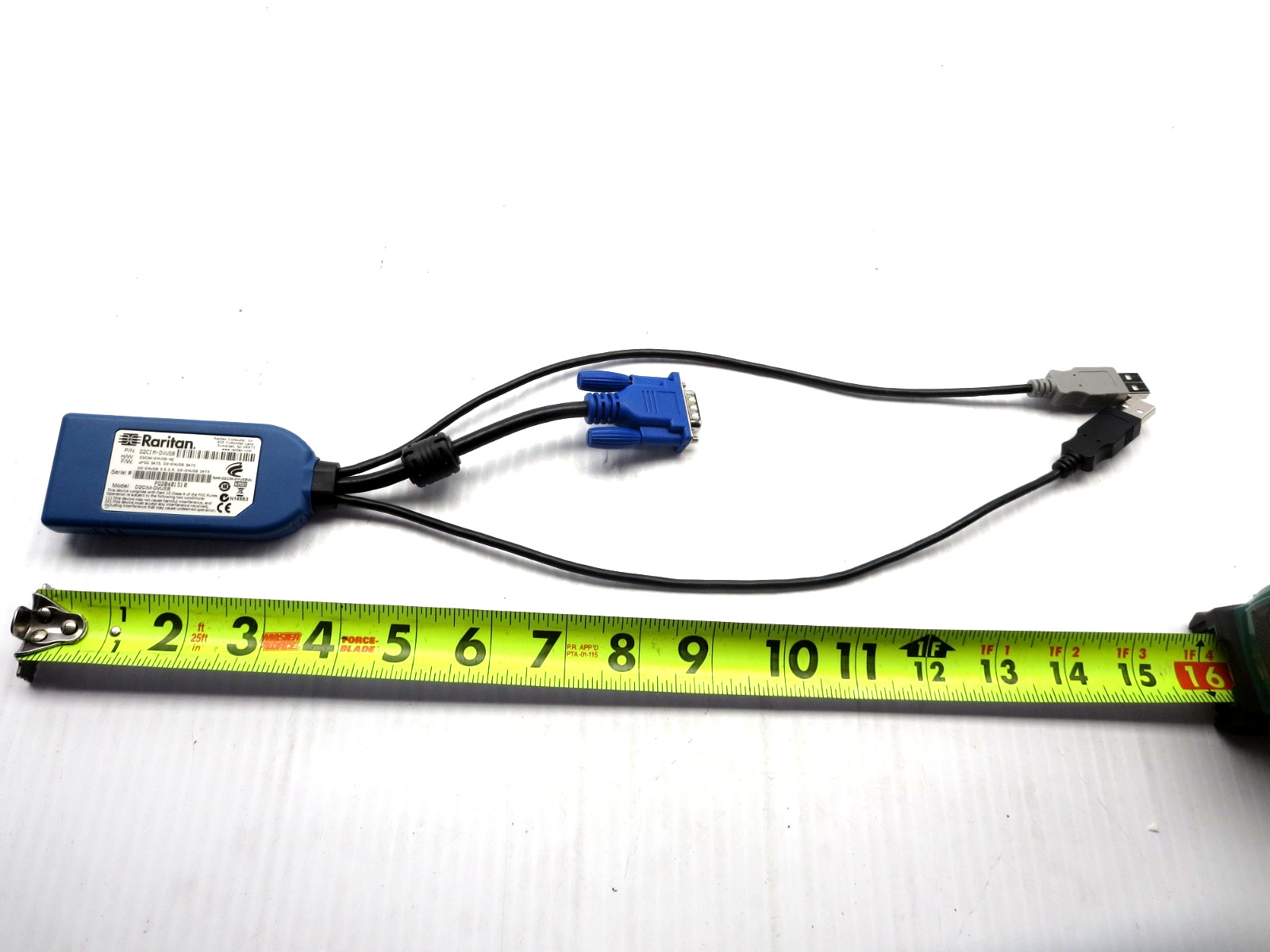 Raritan Computer Inc.D2CIM-DVUSB Interface Cable/Module/Adapter See Pics Used