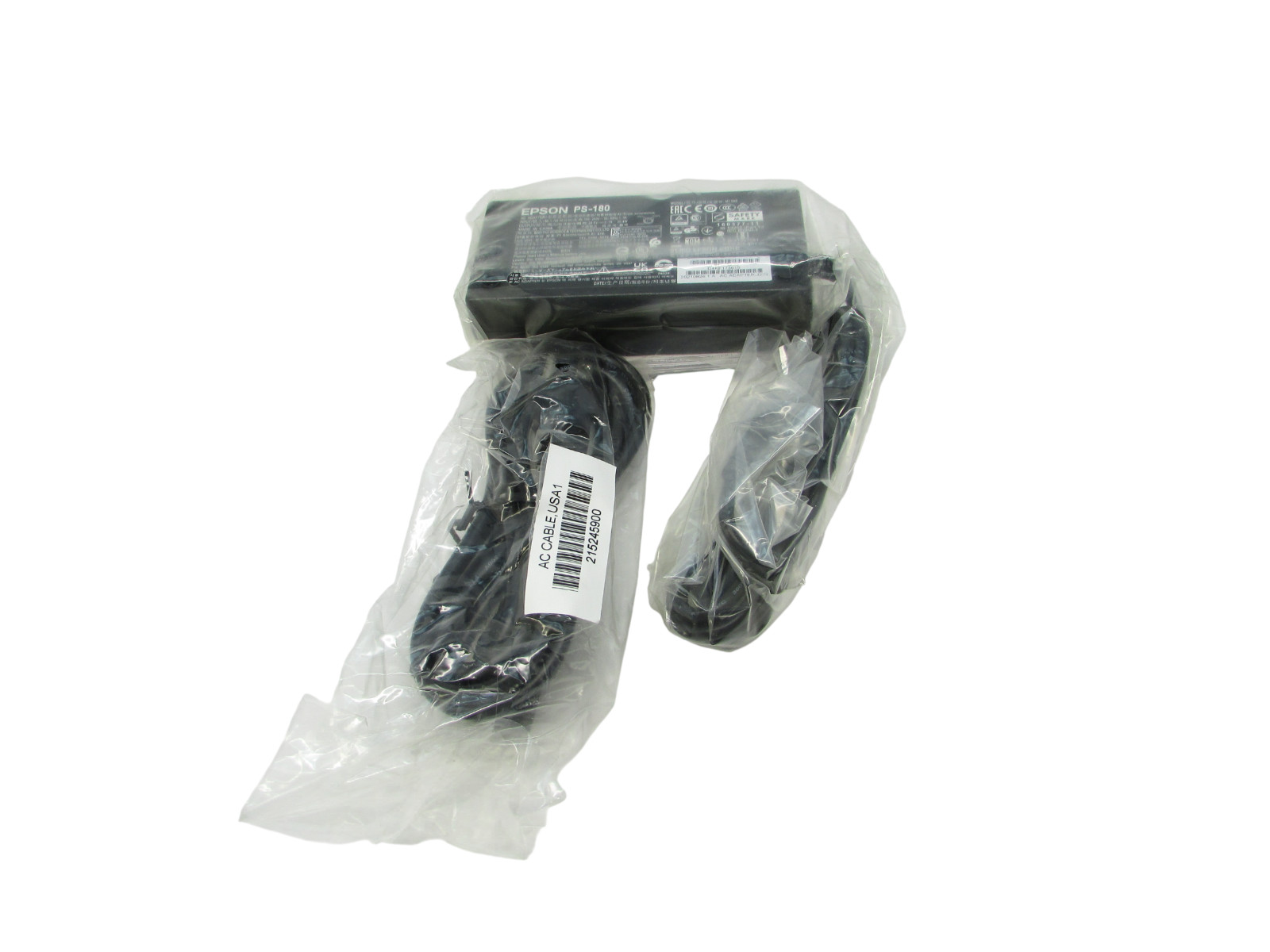 New Epson C825343 Power Supply 110/220V, with AC Cord; PS-180-343