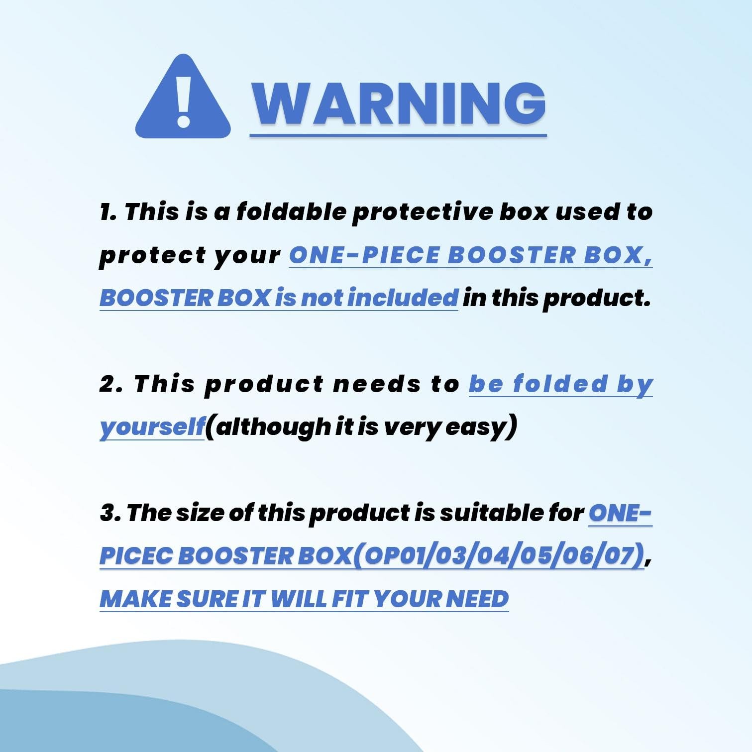 HOUSYLOVE PET OPCG Booster Protectors One Piece Card Game (10 Pack) 0.50mm