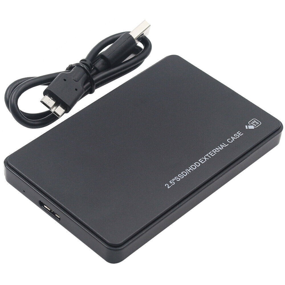 USB 3.0 2.5 Inch SATA External Hard Drive Enclosure Portable Case for SSD HDD