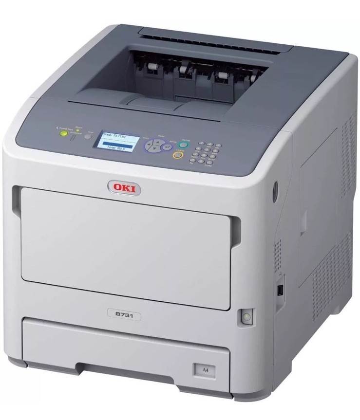 OKI B731dn Monochrome Laser Printer 1200 x 1200 dpi 55 PPM Duplex – 91690043