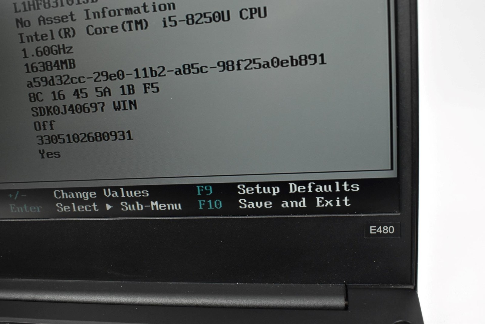 Lenovo Thinkpad E480 Laptop i5-8250U 1.6GHz 16GB 256GB SSD 14″ No OS