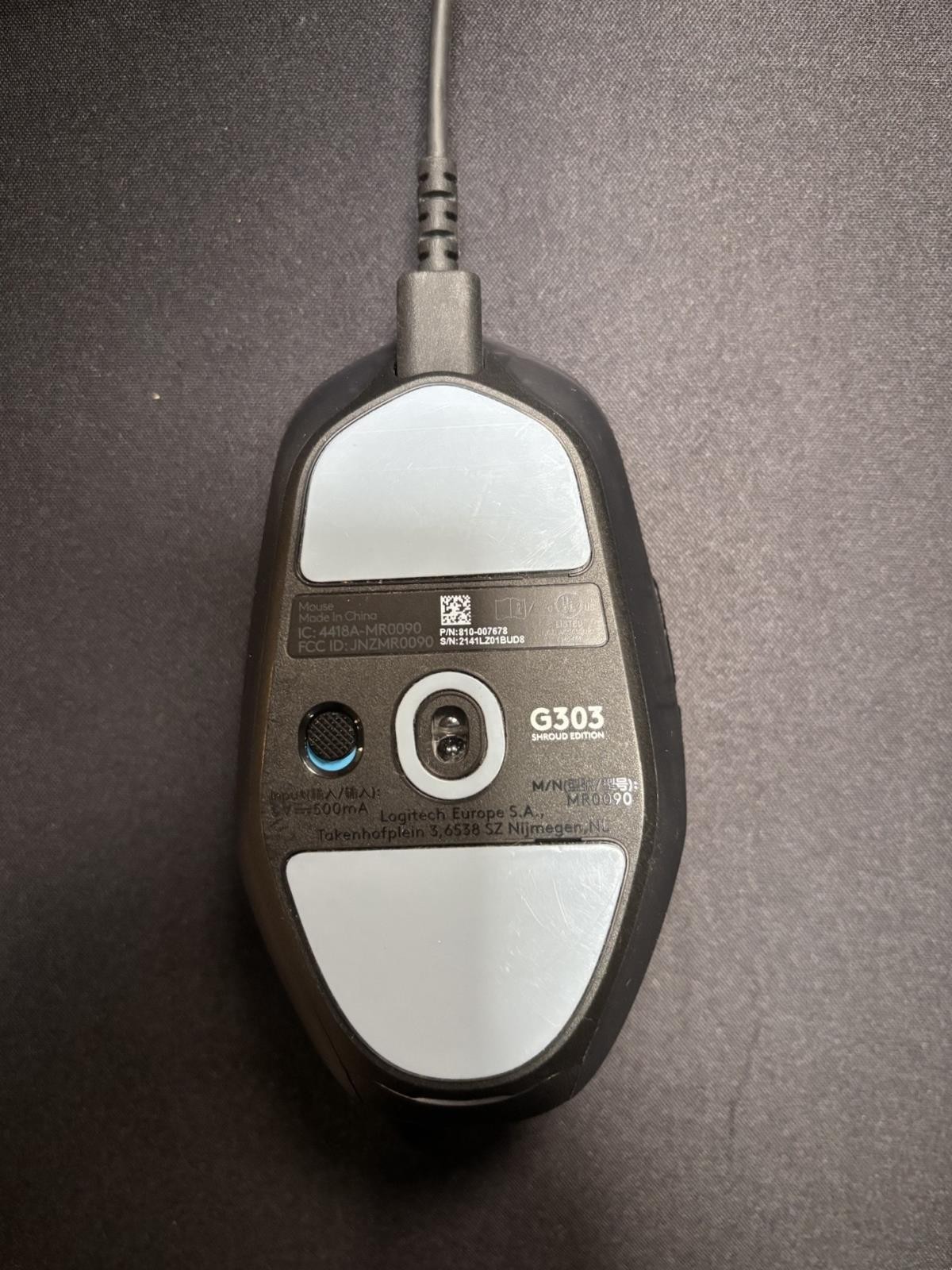 Logitech G303 Shroud Lightweight Optical Gaming Mouse – No Dongle Wired Only