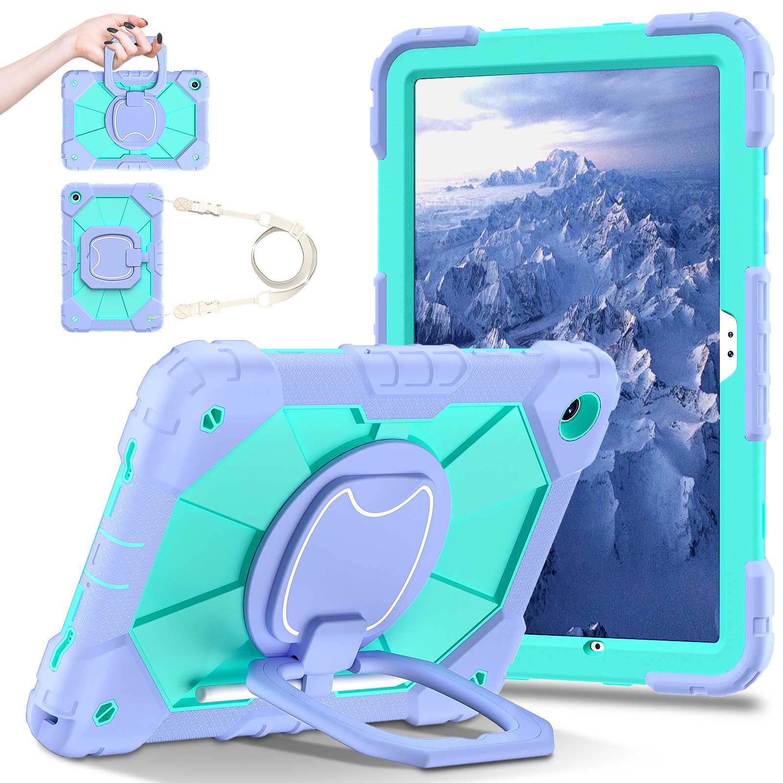 For Samsung Galaxy Tab A11Plus 2025/ A11 2025 With Stand Shockproof Rugged Case