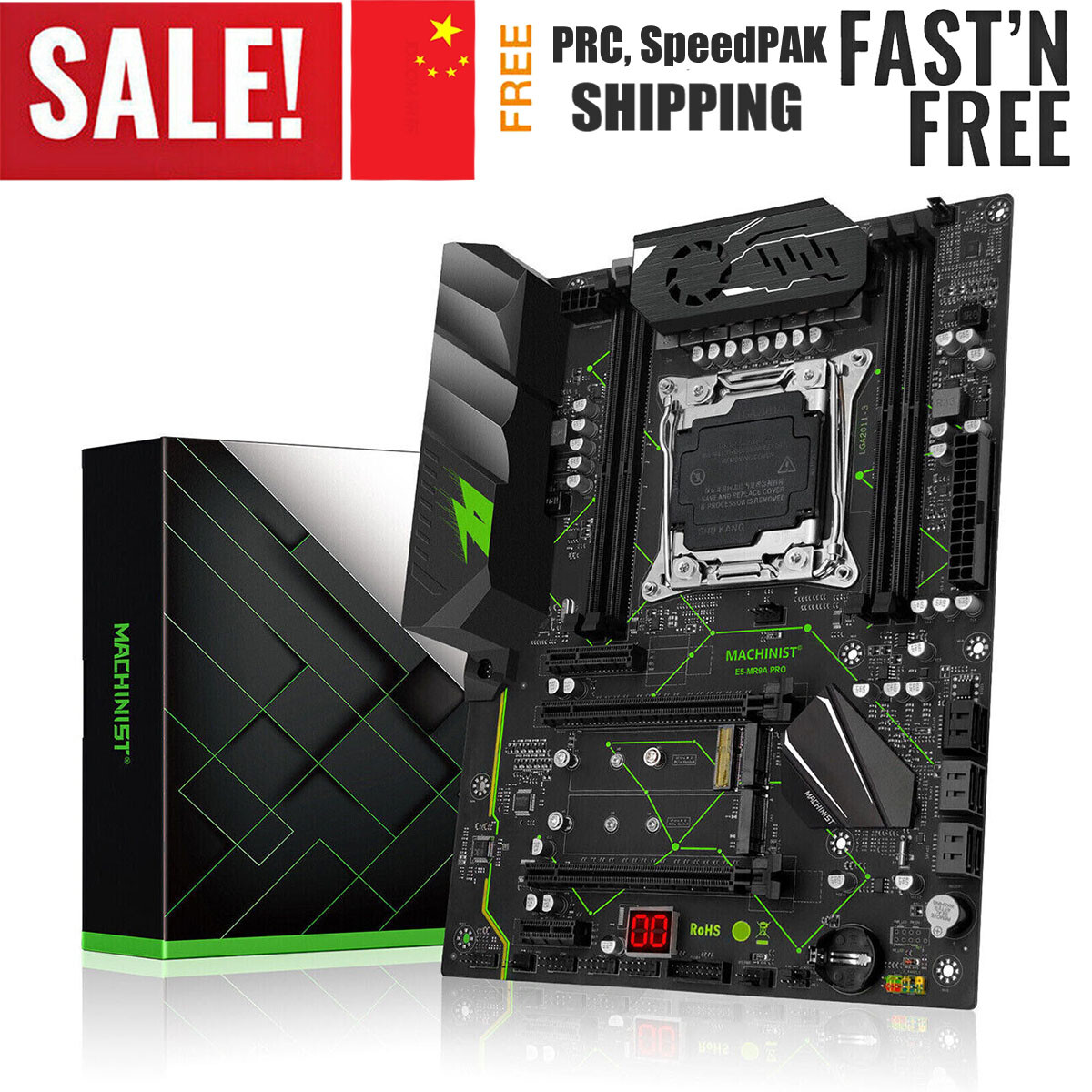 LGA 2011-3 Motherboard PS/2 Xeon E5 2670 V3 CPU DDR4 Four-channel On-Board Audio