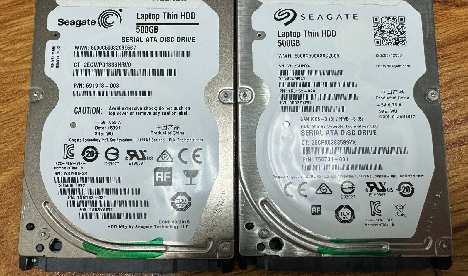 2 PACK !! Seagate ST500LM021 Mobile HDD 500 GB 2.5″ SATA III Laptop Hard Drive