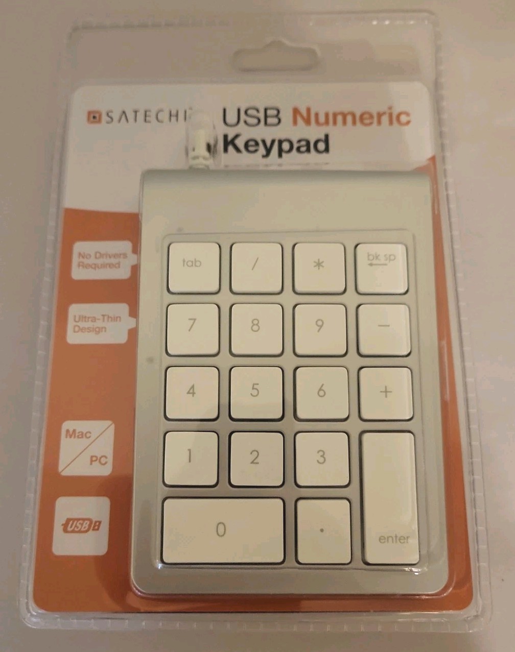 Satechi ST-U2NK USB Numeric Keypad Windows Or Mac