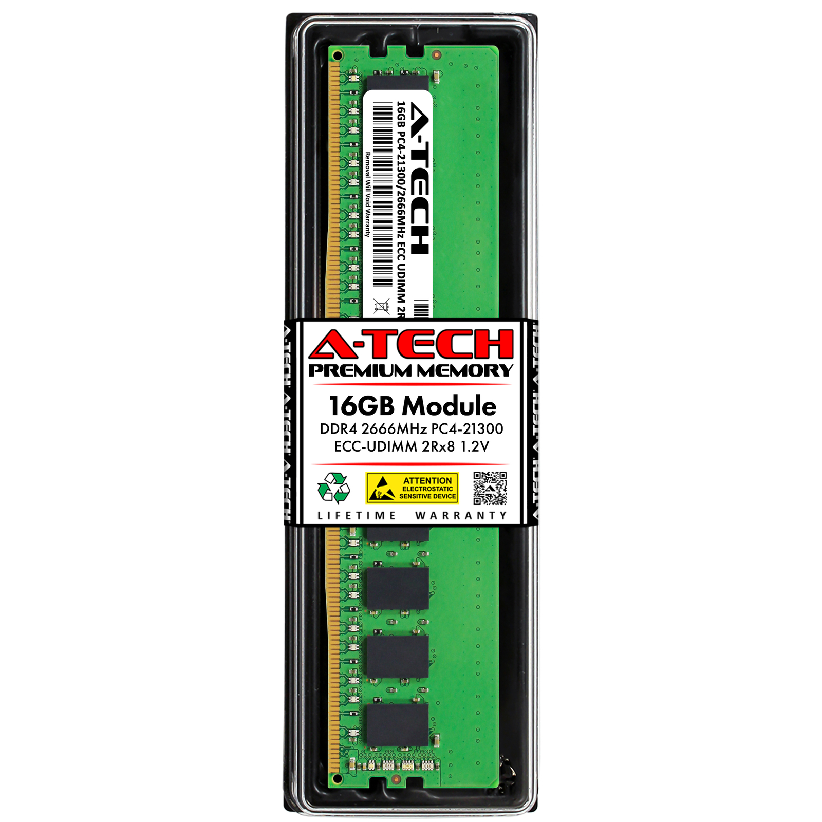16GB 2Rx8 PC4-21300 ECC UDIMM (DELL VDFYD Equivalent) DDR4 Server Memory RAM