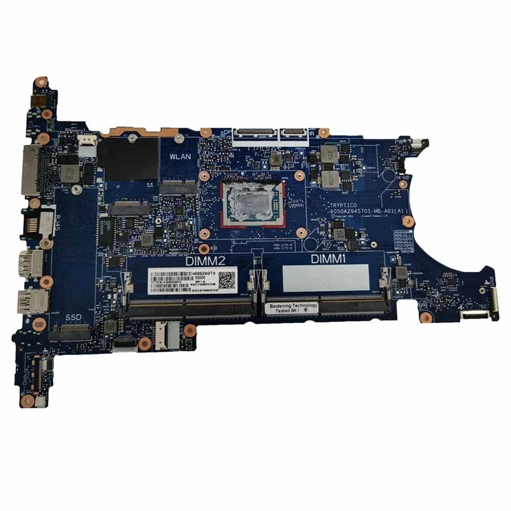 For HP EliteBook 745 G5 Laptop Motherboard 6050A2945701-MB-A01 R5-2500U R7-2700U