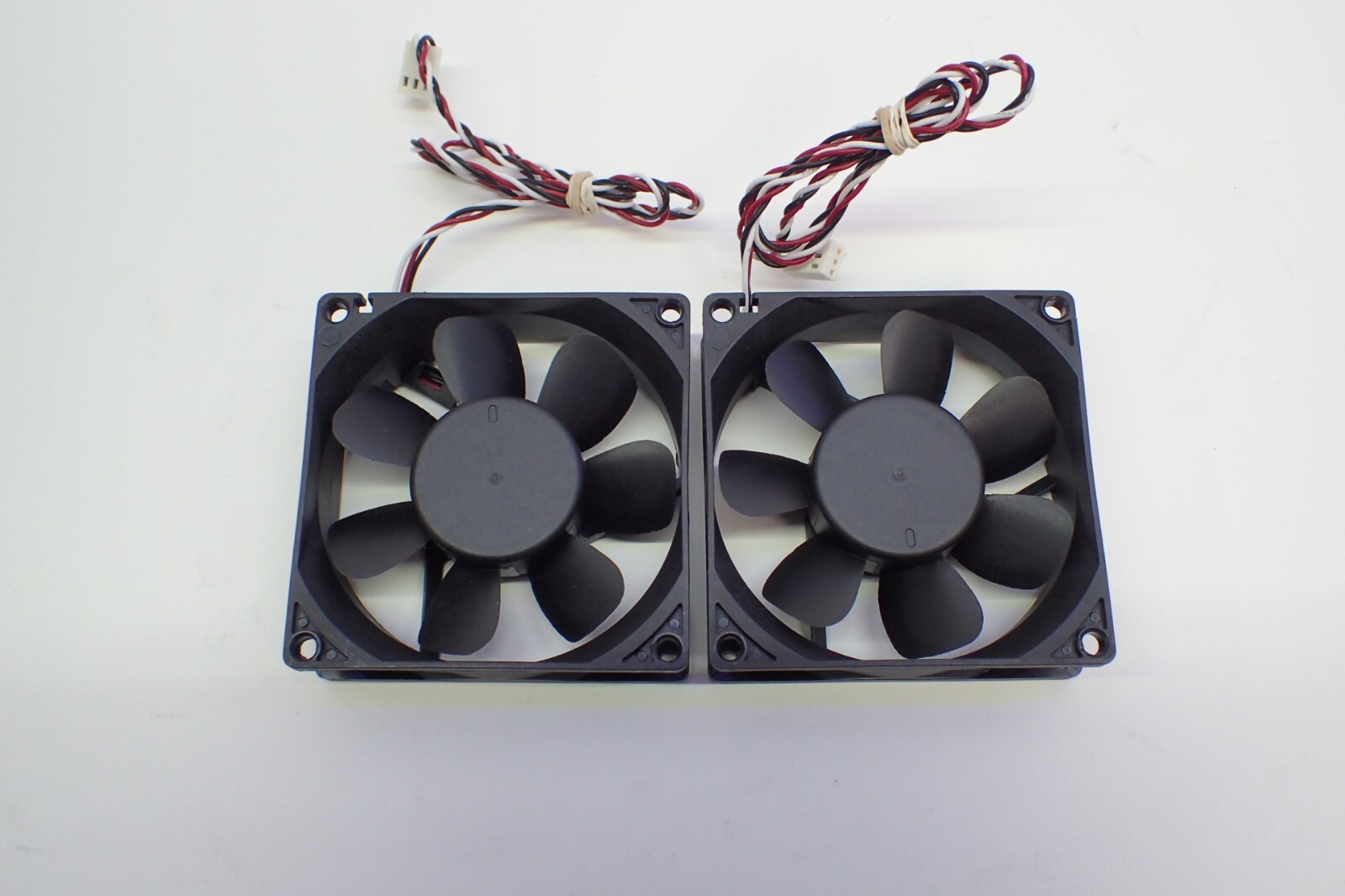 2-PACK 80mm x 25mm DC Brushless Fan 3PIN Computer PC Case CPU 12V 0.11A 0.15A