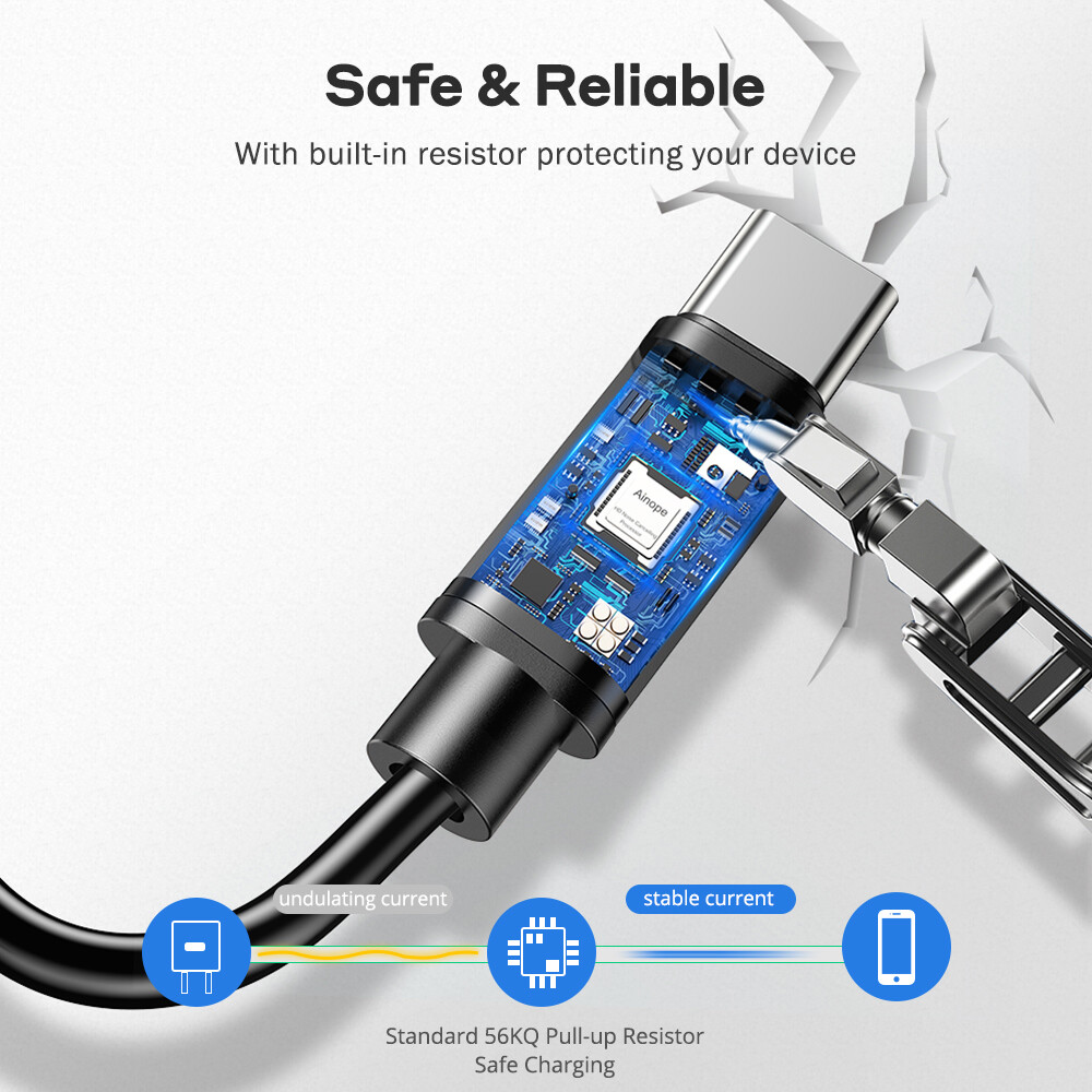 2023 New Type USB C Cable For Mac Pro Huawei Xiaomi Fast Transfer Safe For Phone