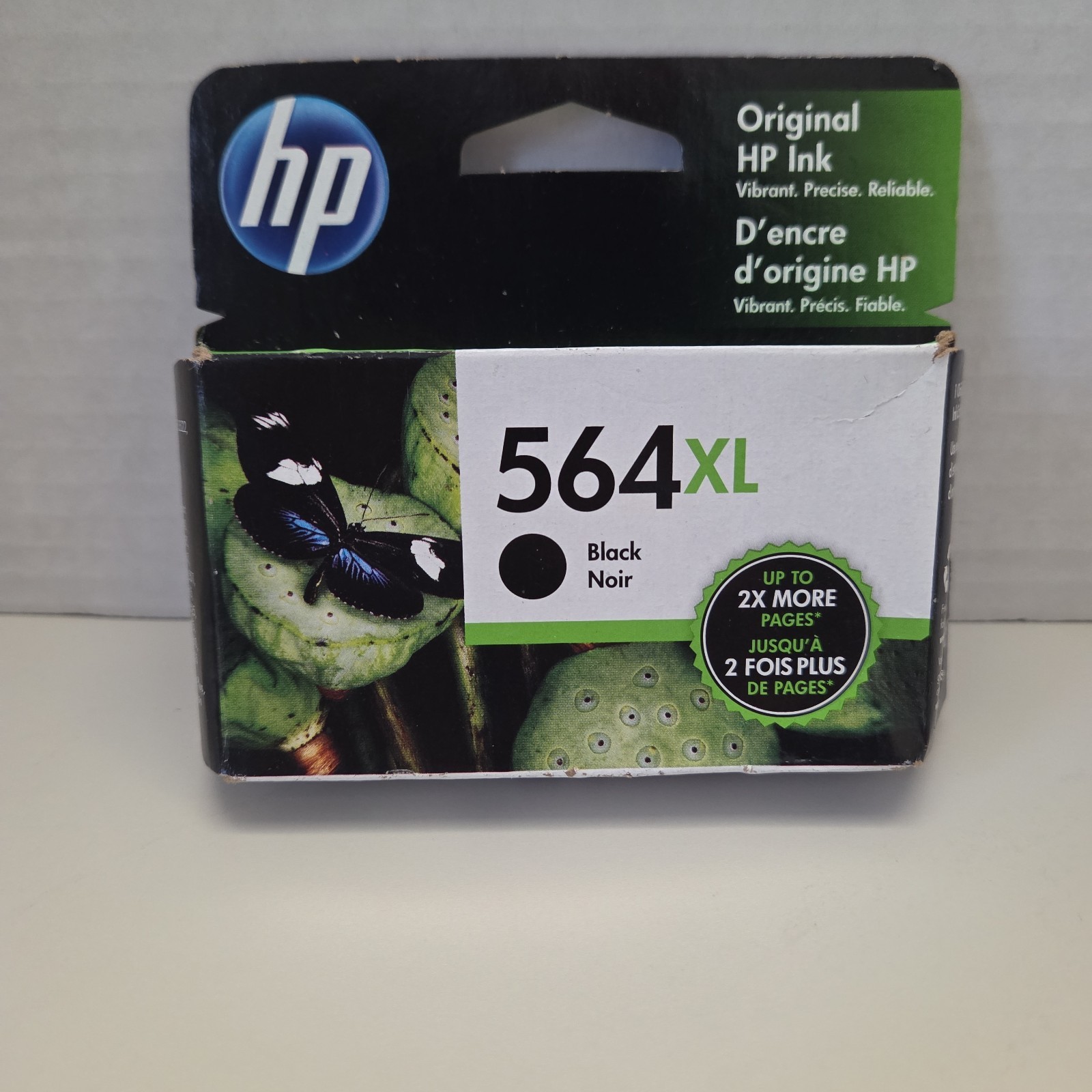 New Sealed Genuine HP 564XL Black High-Yield Ink Cartridges, Exp 05/2023