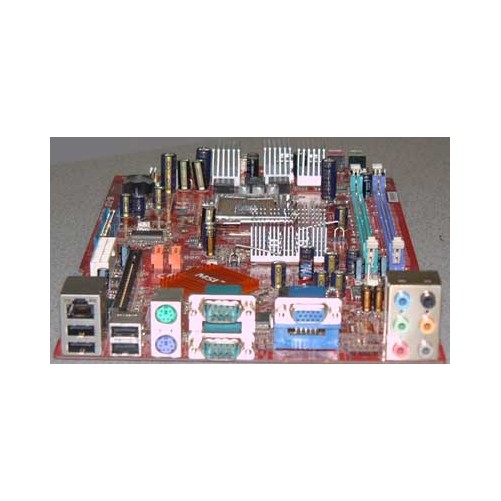 Microstar / MSI MS-7137 Hetis motherboard On-Board six channel audio, video, 2 x