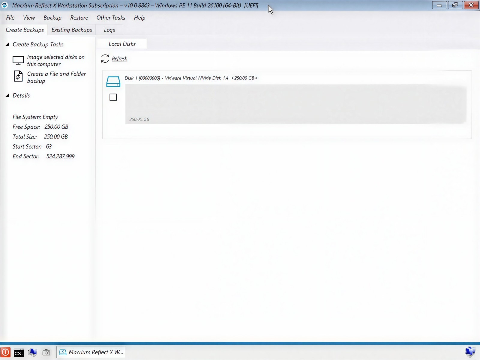 Macrium Reflect X Workstation Bootable DVD/USB