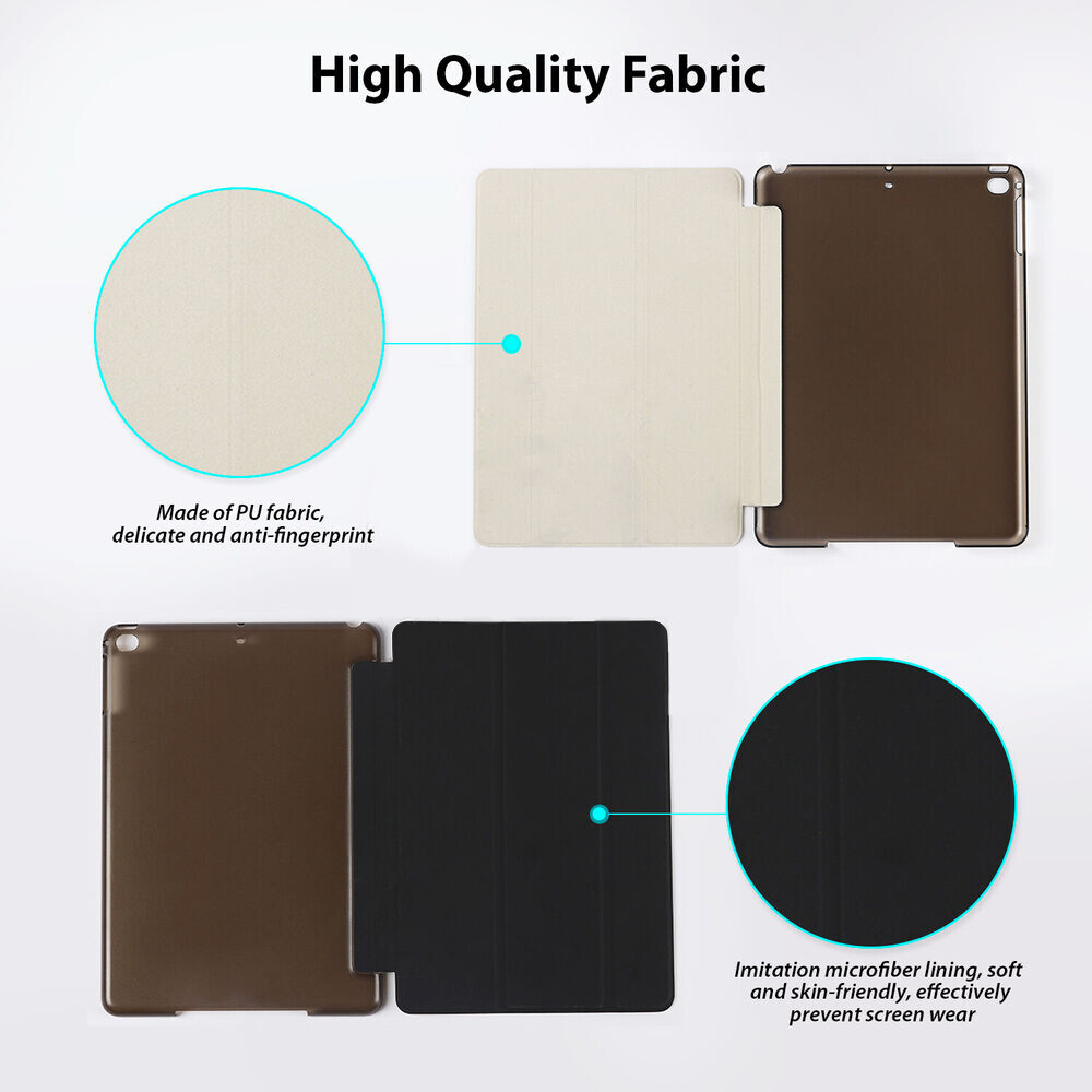 Leather Stand Flip Case For Apple iPad 9th 8th 7th 6th 5th Generation 10.2 Cover