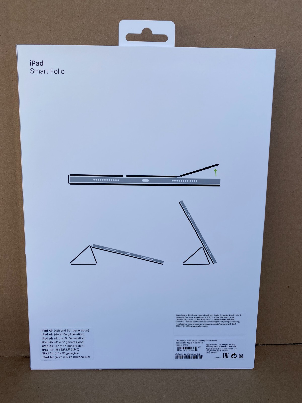Apple Smart Folio for iPad Air 5th Generation – English Lavender (Original)