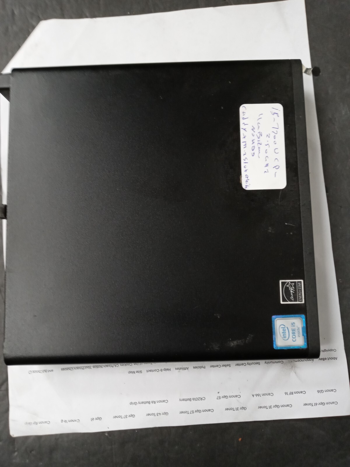 HP 260 G3 DM AMS i5-7200U 2.50 GHz 4GB RAM 0GB HDD Intel Intel HD Graphics 620