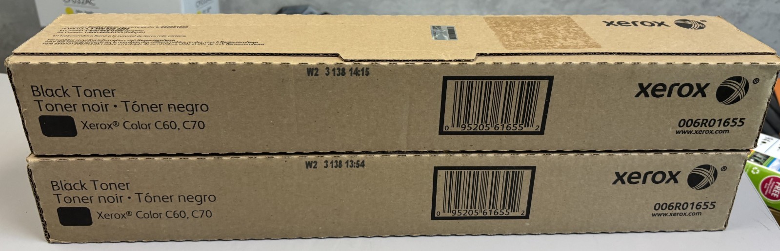 Xerox Genuine 006R01655 Black toner C60 C70 EC70 OEM 6R1655 Original Sealed Box