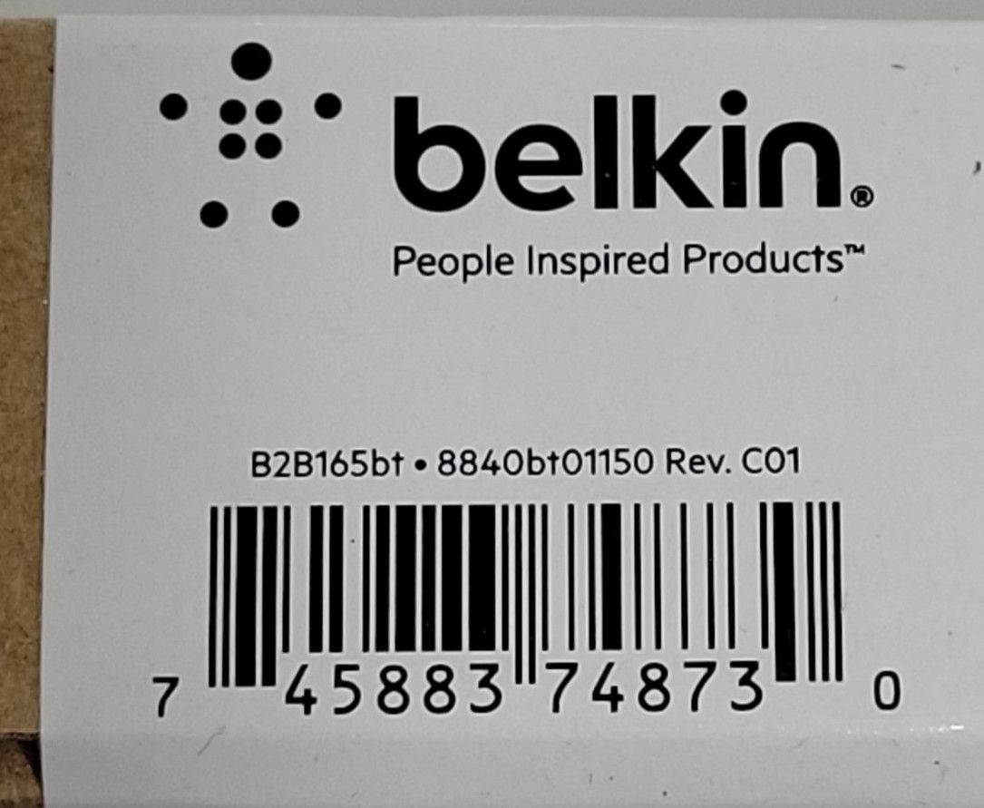 SEALED New Belkin B2B165BT Ethernet Power Adapter Lightning Connector Apple iPad