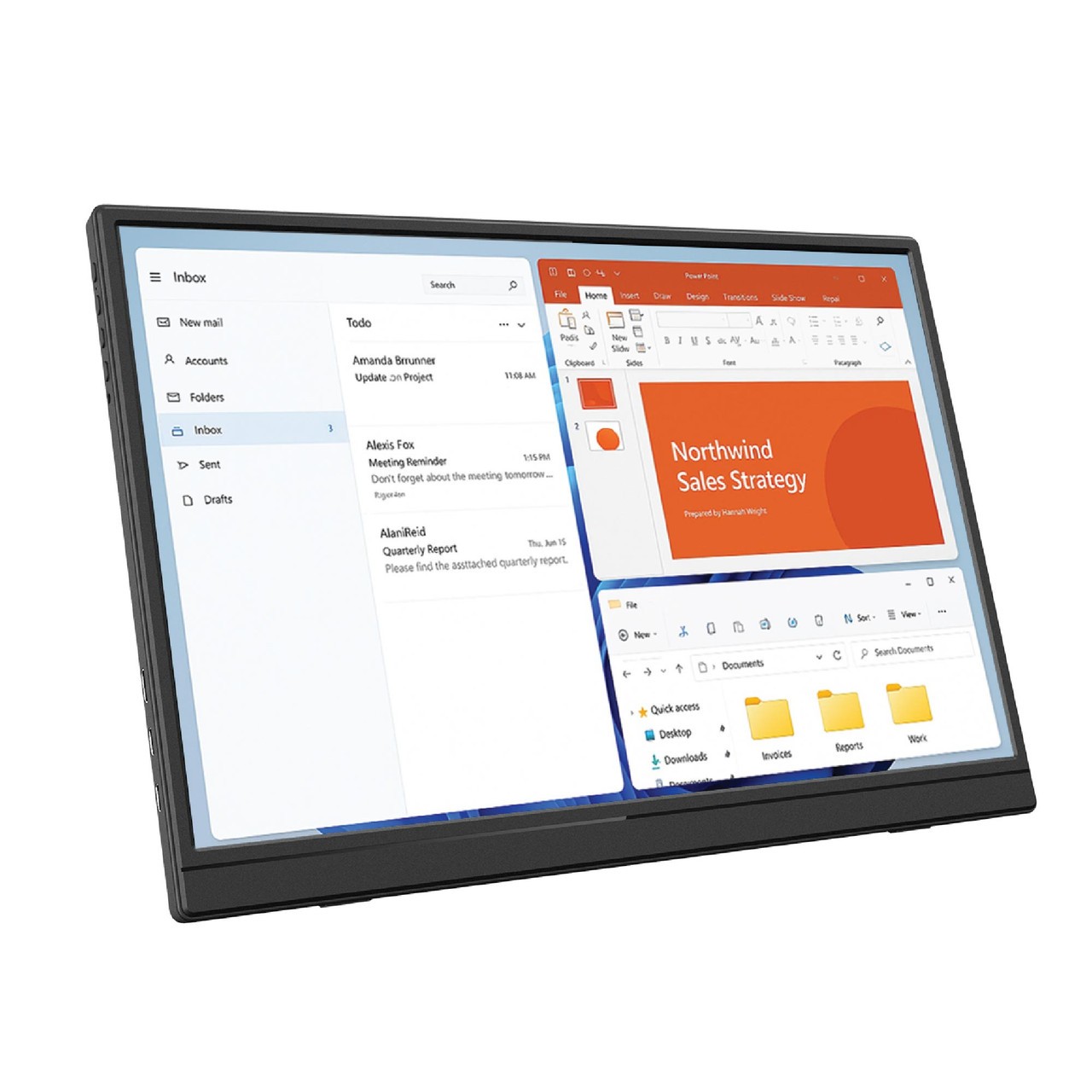 Laser Portable Monitor 14 Inch USB-C Mini HDMI Second Screen