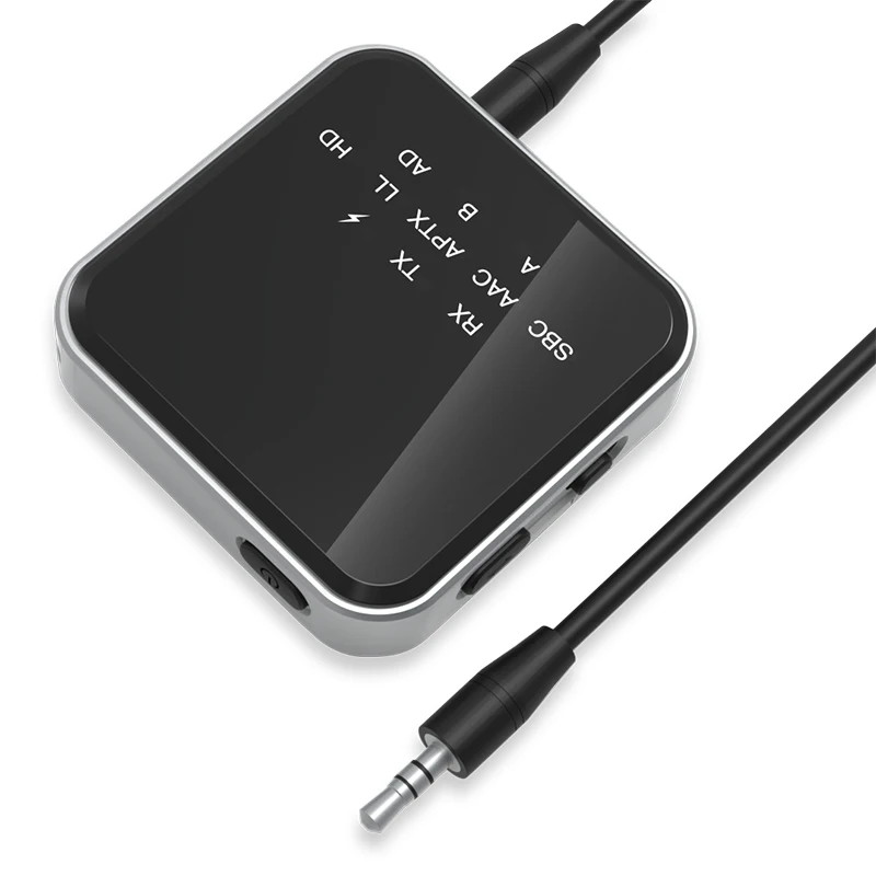 Aptx-Adaptive/Ll/Hd Bluetooth Audio Transmitter Receiver 3.5MM AUX Low Latency L