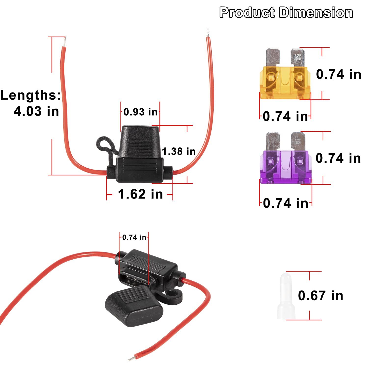 000-14041-001 Power Cable 3 Foot 2-Wire Power Only for Lowrance HDS,Elite FS