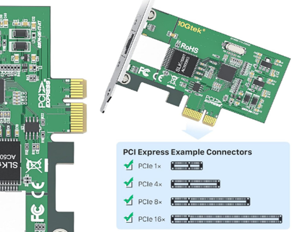 PCI-e Network Adapter (NIC) with Intel 82574L Chip 10/100/1000Mbps Ethernet Card